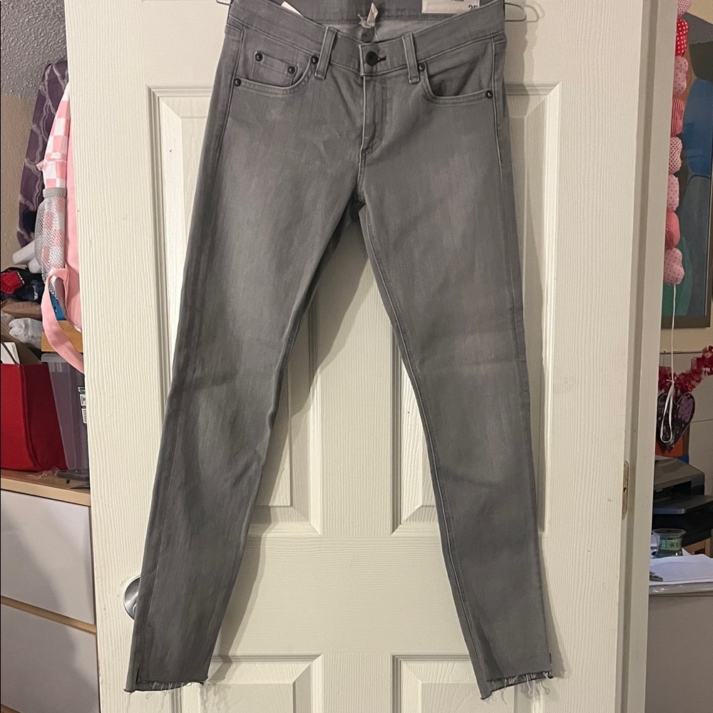 Rag & Bone Charcoal Skinny Jeans